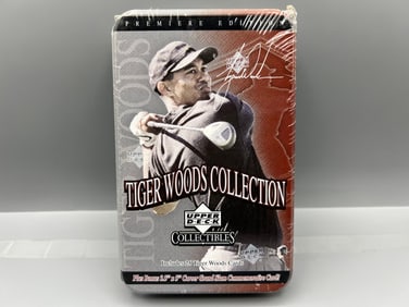 2001 Upper Deck Tiger Woods Collection Factory Sealed 25 Card Tin Set