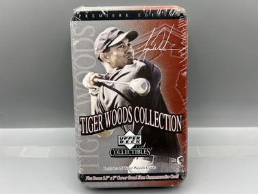 2001 Upper Deck Tiger Woods Collection Factory Sealed 25 Card Tin Set