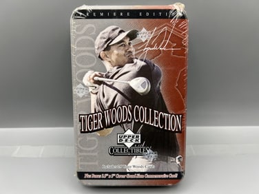 2001 Upper Deck Tiger Woods Collection Factory Sealed 25 Card Tin Set
