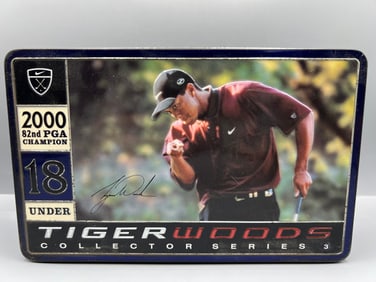 2000 Nike Tiger Woods Golf Collector 3rd Series 82nd PGA Champion Complete Golf Ball Tin Set