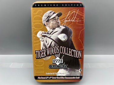 2001 Upper Deck Tiger Woods Collection Factory Sealed 25 Card Tin Set