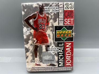 1999 Upper Deck Michael Jordan Factory Sealed 23 Card Retirement Set
