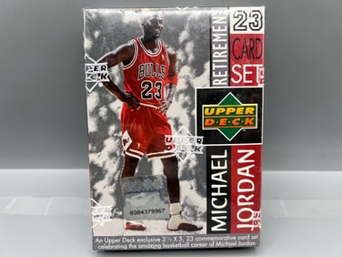 1999 Upper Deck Michael Jordan Factory Sealed 23 Card Retirement Set