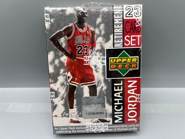 1999 Upper Deck Michael Jordan Factory Sealed 23 Card Retirement Set