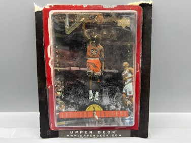 1996 Upper Deck Michael Jordan Greater Heights Complete 10 Card Oversized Set