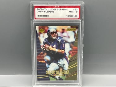 2000 Collector's Edge Supreme Drew Bledsoe #83 PSA Mint 9