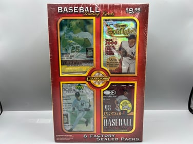 Late 1990s & Early 2000s Baseball Vintage Sports Premium Championship Collection Factory Sealed 8