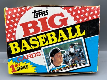 1989 Topps Big Baseball 1st Series Complete Wax Box