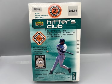 2000 Upper Deck Hitter's Club Baseball Factory Sealed Retail Box