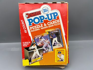 1989 Donruss Pop-Up Baseball Complete Wax Box