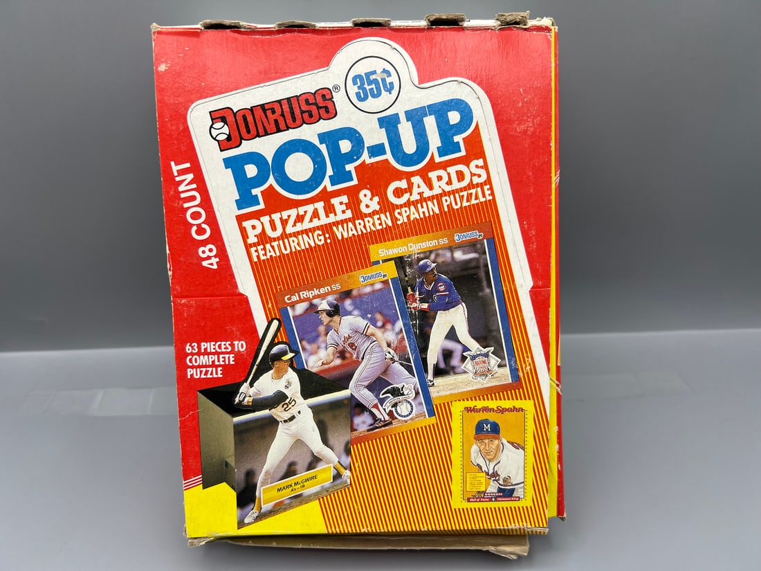 1989 Donruss Pop-Up Baseball Complete Wax Box (1 of 2)