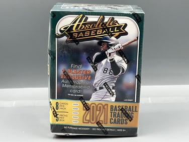 2021 Panini Absolute Memorabilia Baseball Factory Sealed Blaster Box