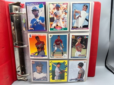 Binder of Assorted Baseball Cards W/ Stars & Rookies - Varying Conditions