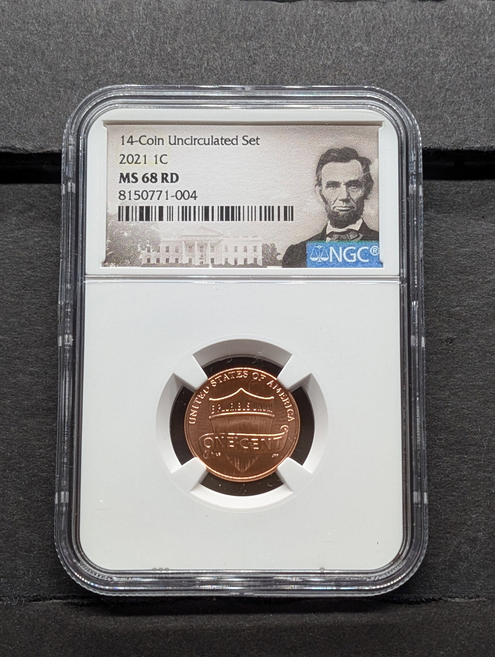 2021 Lincoln Shield Cent - NGC MS68 RD: 2021 Lincoln Shield Cent - NGC MS68 RD