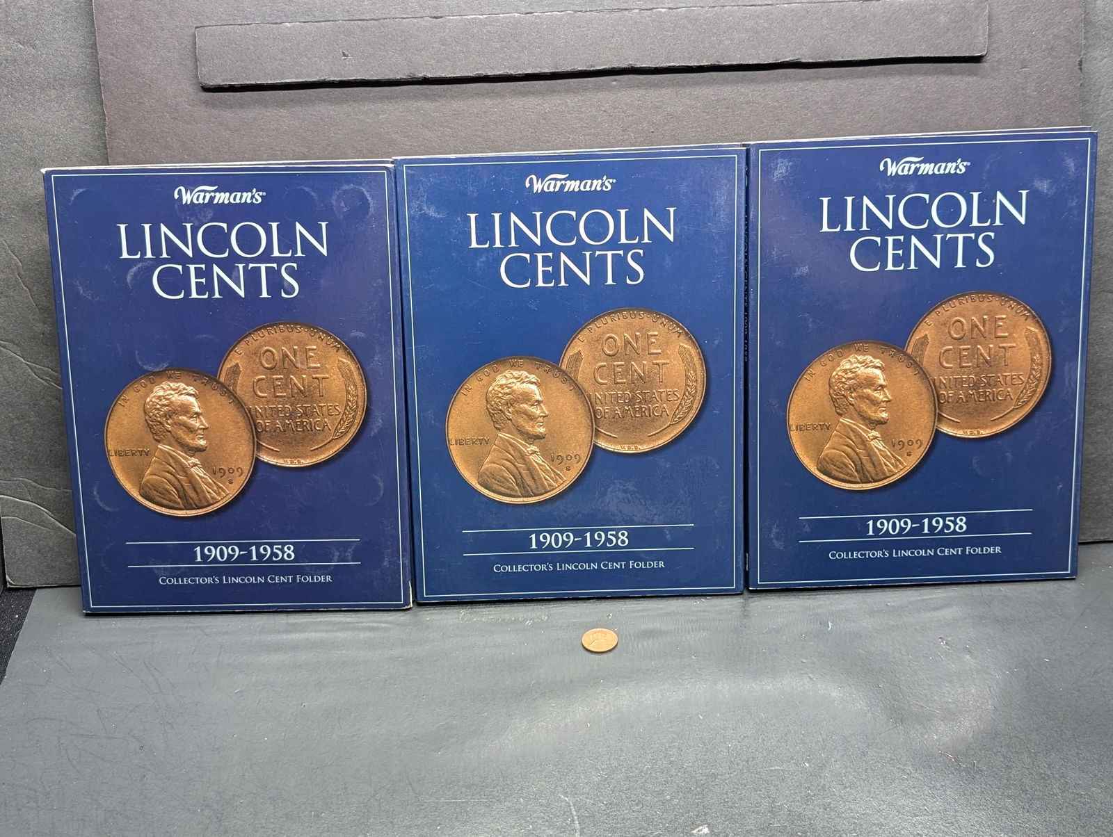 LARGE! 1909-1960 Lincoln Cent Collection in 3 Warman's Albums (Almost Complete) (1 of 20)