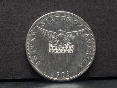 1903-S Philippines U.S. Commonwealth One Peso BU/MS, 90% Silver