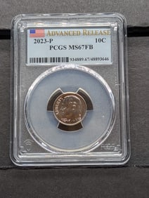 2023-D Roosevelt Dime - PCGS MS67 FB *Advanced Release*