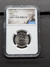 2023-P Maria Tallchief Quarter - NGC MS67