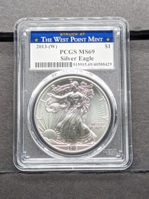 2013(W) American Silver Eagle - PCGS MS69