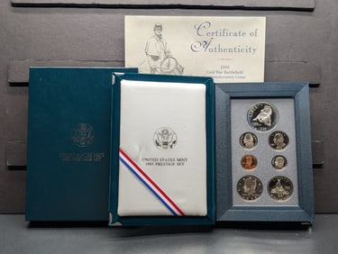 1995-S U.S. Mint Prestige Set in OGP w/ COA - Civil War Battlefield