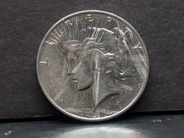 1927-D Peace Silver Dollar
