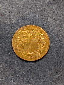 1865 U.S. 2 Cents Proof 63