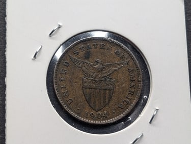 1904 Philippines 1 Centavo AU