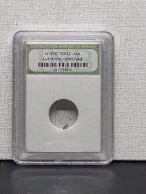 Authentic Gemstone!! Mystic AAA Topaz!! - Slabbed