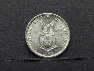 1944(S) Philippines Silver 50 Centavos BU/MS 75% Silver