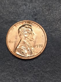 1972 Minor DDO Lincoln Memorial Cent