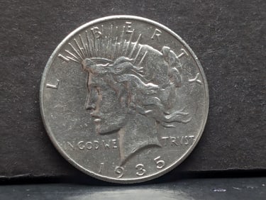 1935 Peace Silver Dollar