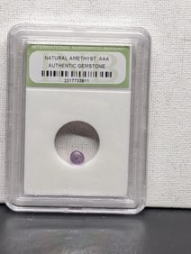 Authentic Gemstone!! Natural AAA Amethyst!! - Slabbed