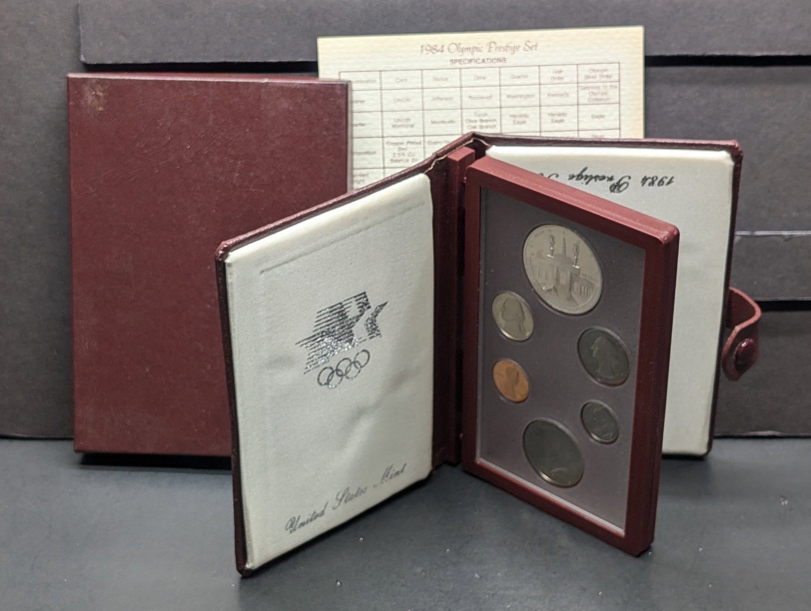 1984-S U.S. Mint Prestige Set in OGP w/ COA - Olympic Coliseum (1 of 5)