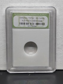 Authentic Gemstone!! Imperial .30+ Carat Topaz!! - Slabbed