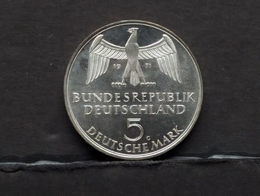 1971-G Germany 5 Silver Marks