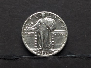 **AU+** 1927 Standing Liberty Quarter