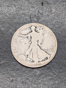 **VG** 1917-S Rev Walking Liberty Half Dollar