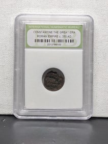 c. 330 AD Constantine the Great Era Roman Empire Coin