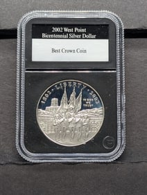 2002-W PROOF West Point Bicentennial Commemorative Silver Dollar - PCS Stamps & Coins GUARANTEED