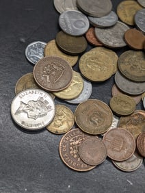 Bag of 0.7 Lbs. of Various Vintage & Modern World Coins