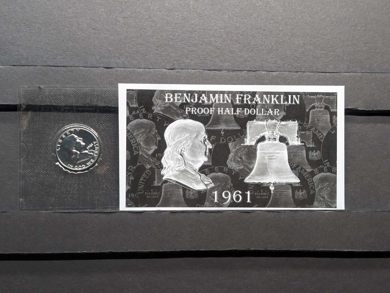 1961 PROOF Benjamin Franklin Silver Half Dollar (1 of 3)