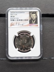 2021-P Kennedy Half Dollar - NGC MS68 w/ Signature