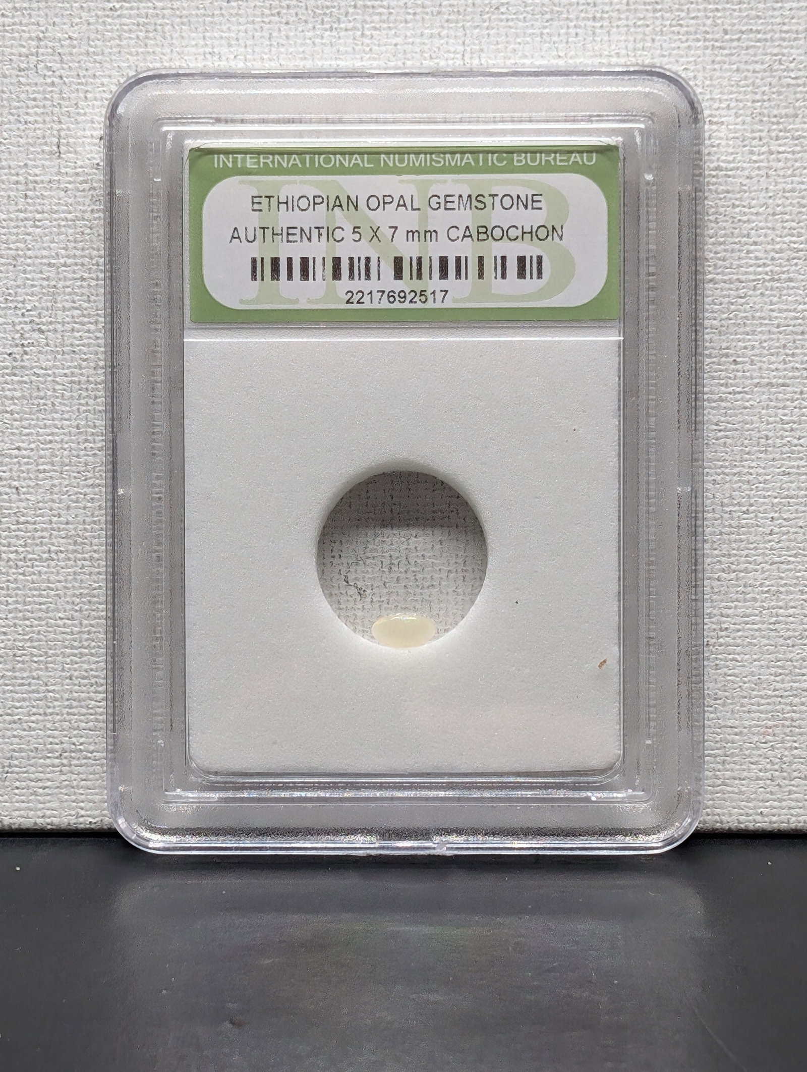 Authentic Gemstone!! 5x7mm Cabochon Horn of Africa Opal!! - Slabbed: Authentic Gemstone!! 5x7mm Cabochon Horn of Africa Opal!! - Slabbed