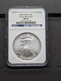 2009 American Silver Eagle - NGC MS69 *Early Release*