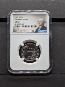 2022-D Nina Otero-Warren Quarter - NGC MS68