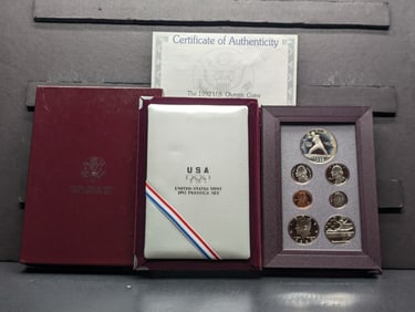 1992-S U.S. Mint Prestige Set in OGP w/ COA - Olympic Baseball & Gymnast