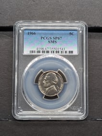 1966 SMS Jefferson Nickel - PCGS SP67