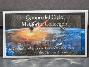 Collection of Meteorites from Campo del Cielo in Argentina - 4 Fragments