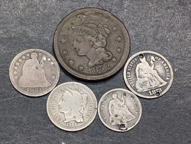 Grab Bag of Various Vintage U.S. Coins