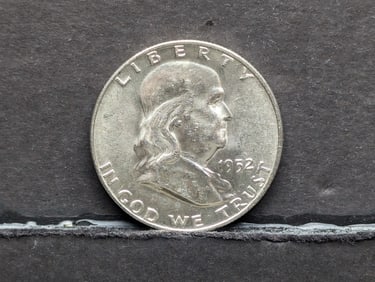 **UNC** 1952-D Franklin Silver Half Dollar